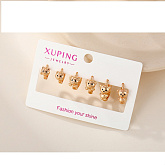 фото Xuping Серьги  3 пары  - (артикул - 18e02300-ZZ3723)
