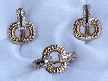 фото Xuping Комплект (серьги-кольцо ) - (артикул - 18ks09000-ZZ1290)