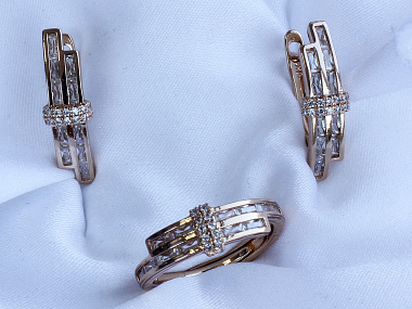 фото Xuping Комплект (серьги-кольцо ) - (артикул - 18ks08900-ZZ1289) фото Xuping Комплект (серьги-кольцо ) - (артикул - 18ks08900-ZZ1289)