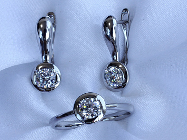 фото Xuping Комплект (серьги-кольцо ) - (артикул - ffks01100-ZZ1311)